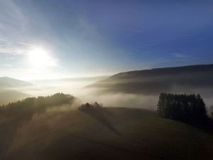 Herbst aus der Luft Tennenbronn