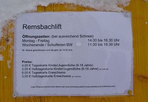 50 cm Schnee in Tennenbronn