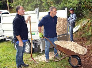 Bau des Genieerpfades Auerhahnweg