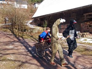 Fassdaubenrennen Narrenzunft Erzknappen