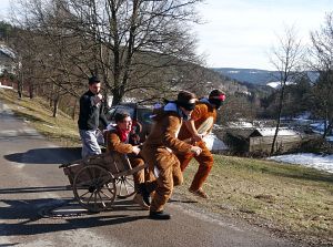 Fassdaubenrennen Narrenzunft Erzknappen