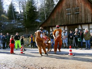 Fassdaubenrennen Narrenzunft Erzknappen