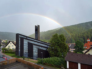 Regenbogen nach Gewitter