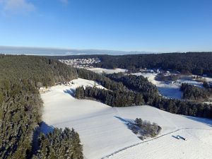 Luftaufnahmen Winter Tennenbronn
