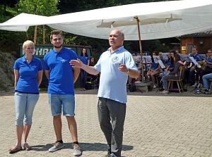 Jugendorchester Tennenbronn beim Waldfest der Sportschtzen