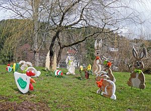 Osterhasen in Tennenbronn