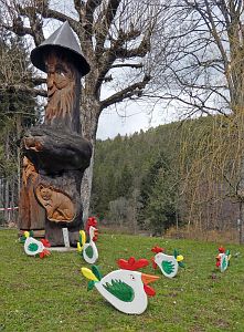 Osterhasen in Tennenbronn