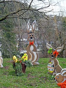 Osterhasen in Tennenbronn
