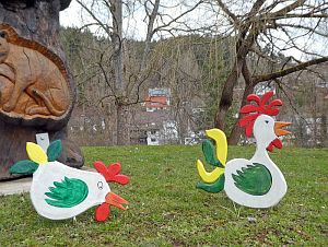 Osterhasen in Tennenbronn