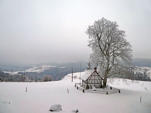 Schnee Mitte Mrz 2018