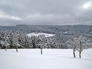 Tennenbronn Winter im Februar 2018