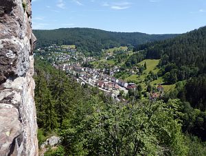 Felsen im Bernecktal