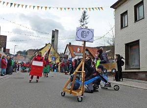 Umzug Fasnetsonntag Tennenbronn