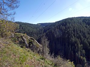 Schloesslefelsen und Muehlefelsen