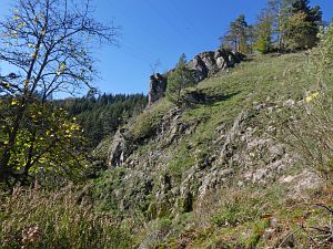 Schloesslefelsen und Muehlefelsen