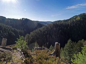 Schloesslefelsen und Muehlefelsen