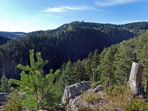 Schloesslefelsen und Muehlefelsen