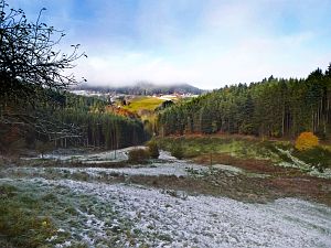 Herbst mit Schnee