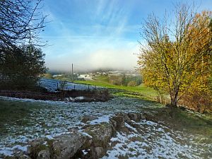 Herbst mit Schnee