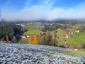 Herbst mit Schnee