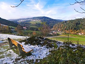 Herbst mit Schnee