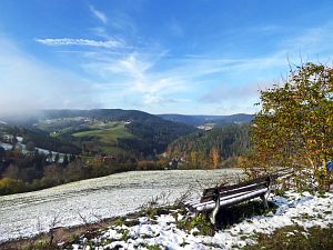 Herbst mit Schnee
