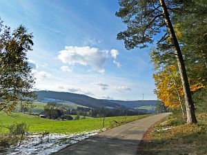 Herbst mit Schnee