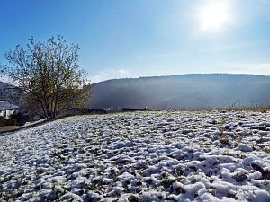 Herbst mit Schnee