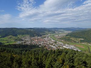 Uhrenkopturm in Haslach