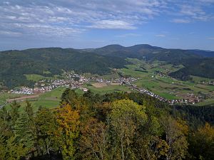 Uhrenkopturm in Haslach