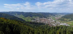 Uhrenkopturm in Haslach