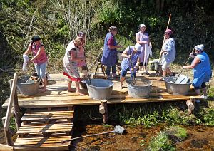 Waschweiber beim WLS Waldfest