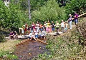 Waschweiber beim WLS Waldfest