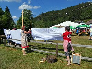 Waschweiber beim WLS Waldfest