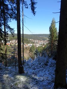 Ein Hauch von Schnee in Tennenbronn