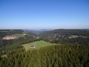 Luftaufnahmen im Vorfrhling in Tennenbronn