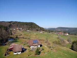 Luftaufnahmen im Vorfrhling in Tennenbronn