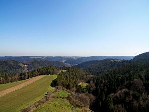 Luftaufnahmen im Vorfrhling in Tennenbronn