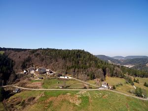 Luftaufnahmen im Vorfrhling in Tennenbronn