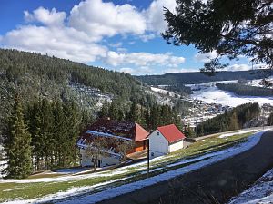 Spaeter Schnee in Tennenbronn
