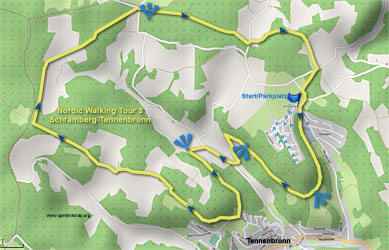 Karte Eichbachrunde Karte Tour 3