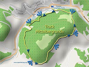 Karte Mittelbergrunde Karte Mittelbergrunde