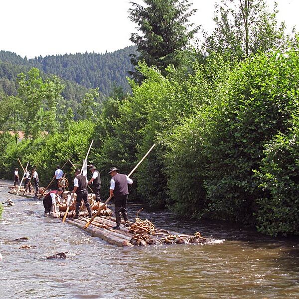 Die Flößer im Schwarzwald