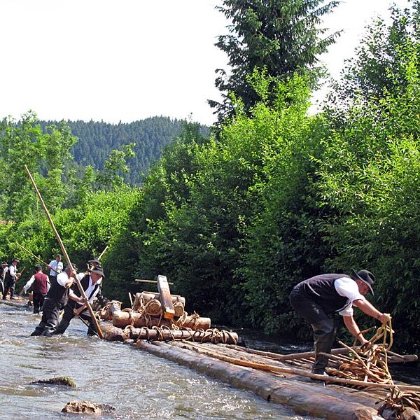 Die Flößer im Schwarzwald