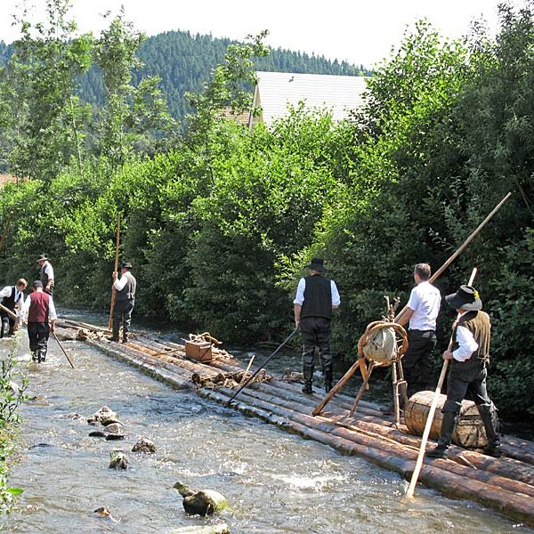 Die Flößer im Schwarzwald