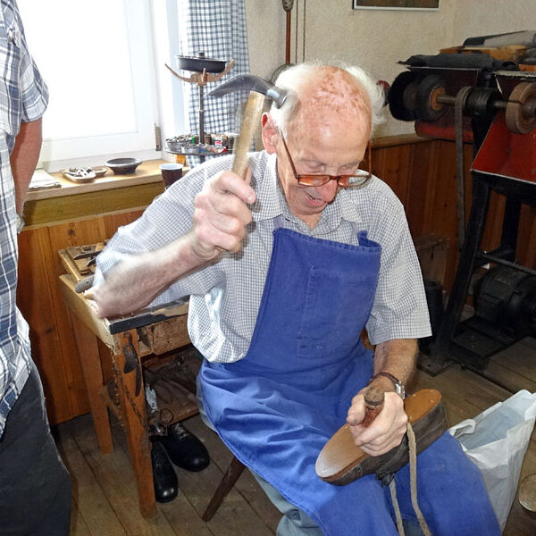 Schuhmacherwerkstatt im Heimathaus