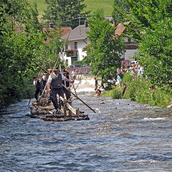 Die Flößer im Schwarzwald