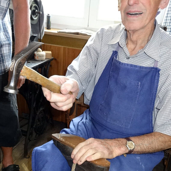 Schuhmacherwerkstatt im Heimathaus