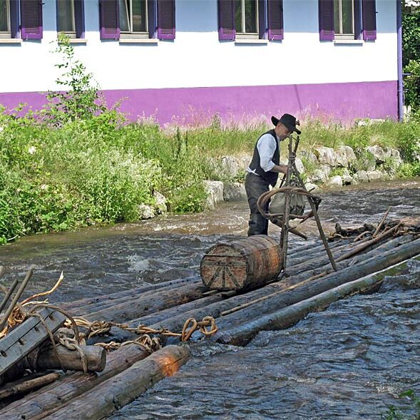 Die Flößer im Schwarzwald