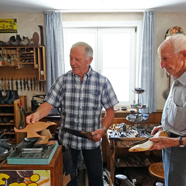 Schuhmacherwerkstatt im Heimathaus